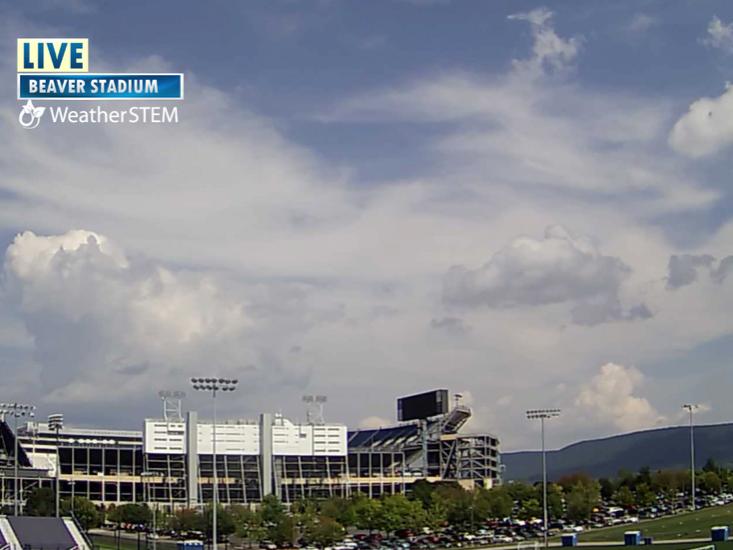Beaver Stadium from WeatherSTEM camera
