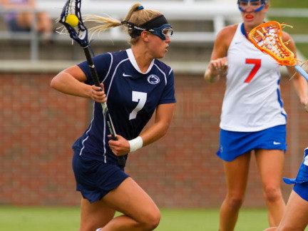 Women's lacrosse midfielder Tatum Coffey