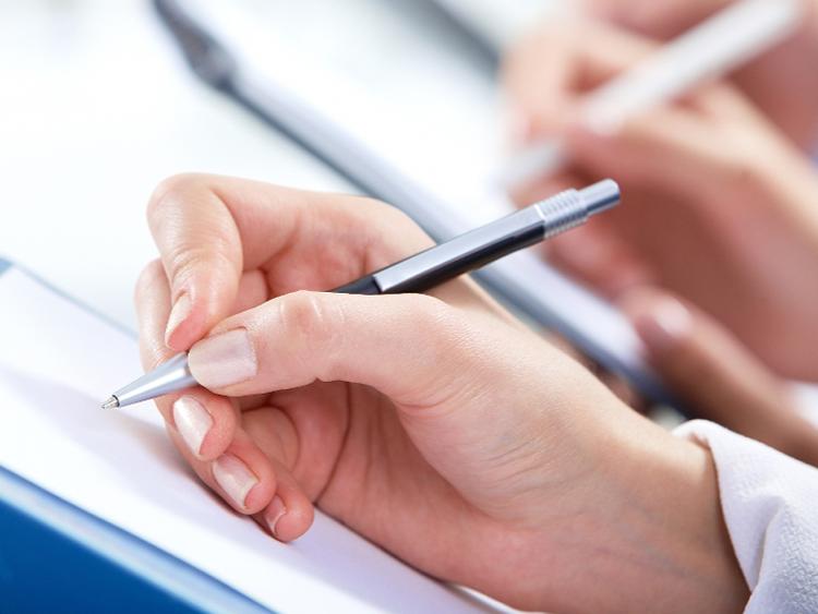 Writing stock photo