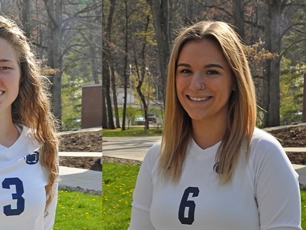 Lydia Mock and Kayla Moran