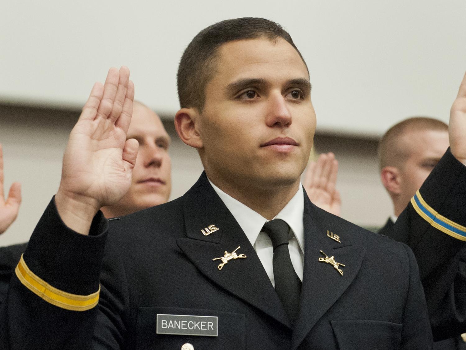 ROTC commissioning ceremony