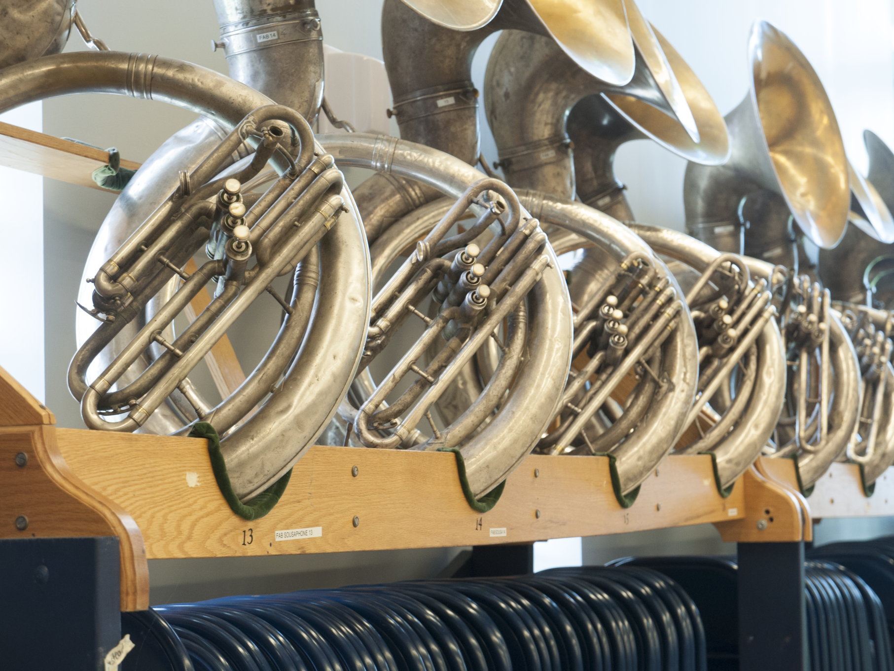 Silver tubas