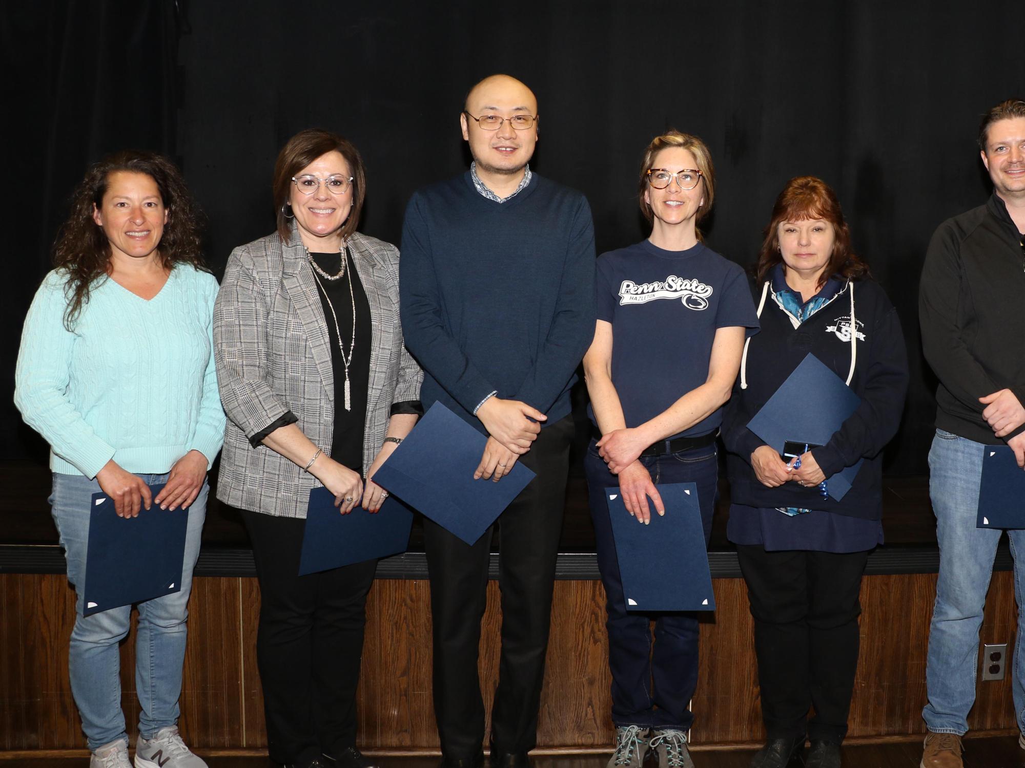 Penn State Hazleton employees marked 10 years at the campus 