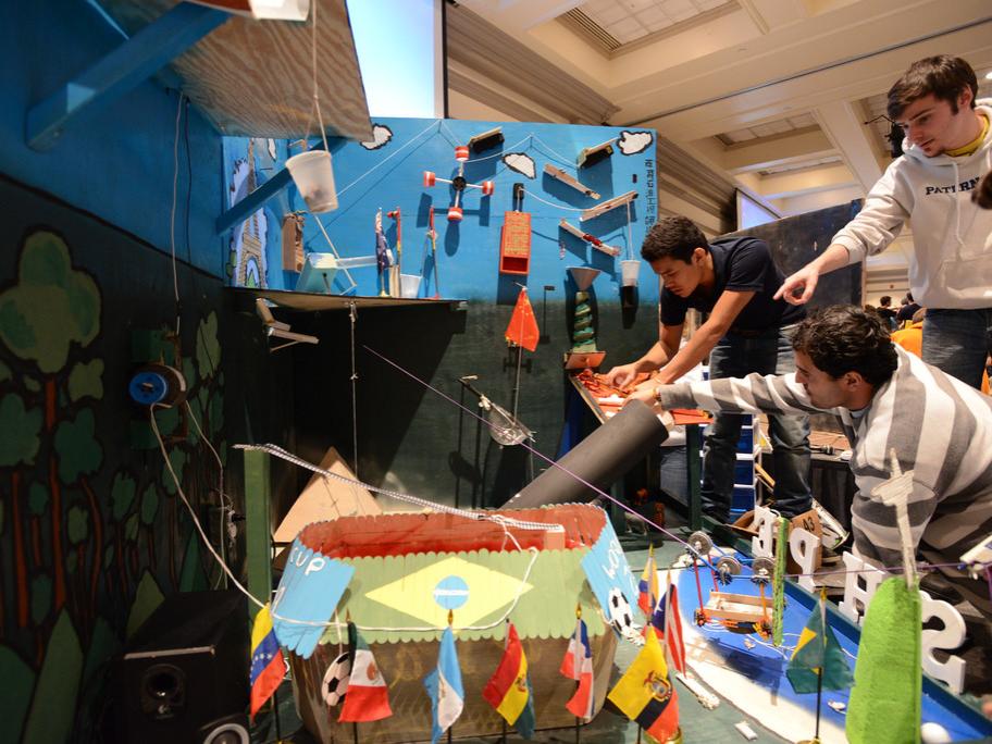 SHPE Rube Goldberg machine