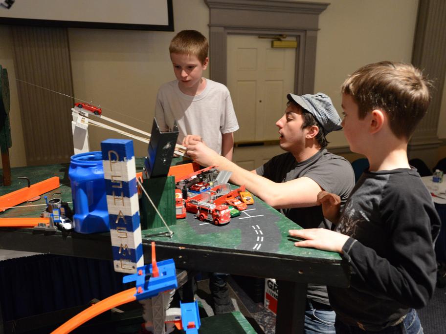 Kids love Rube Goldberg