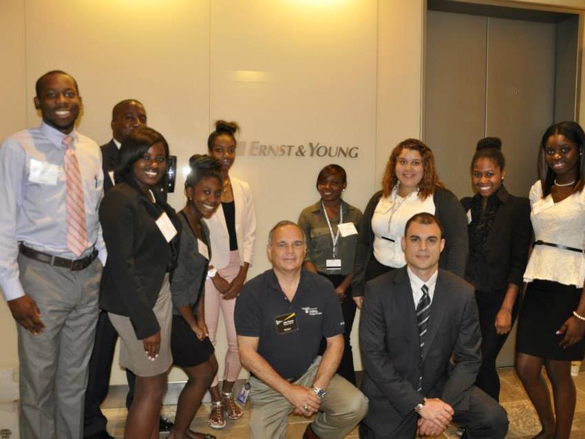 BOSS participants visited Ernst and Young in Pittsburgh to learn about leadership and teamwork.