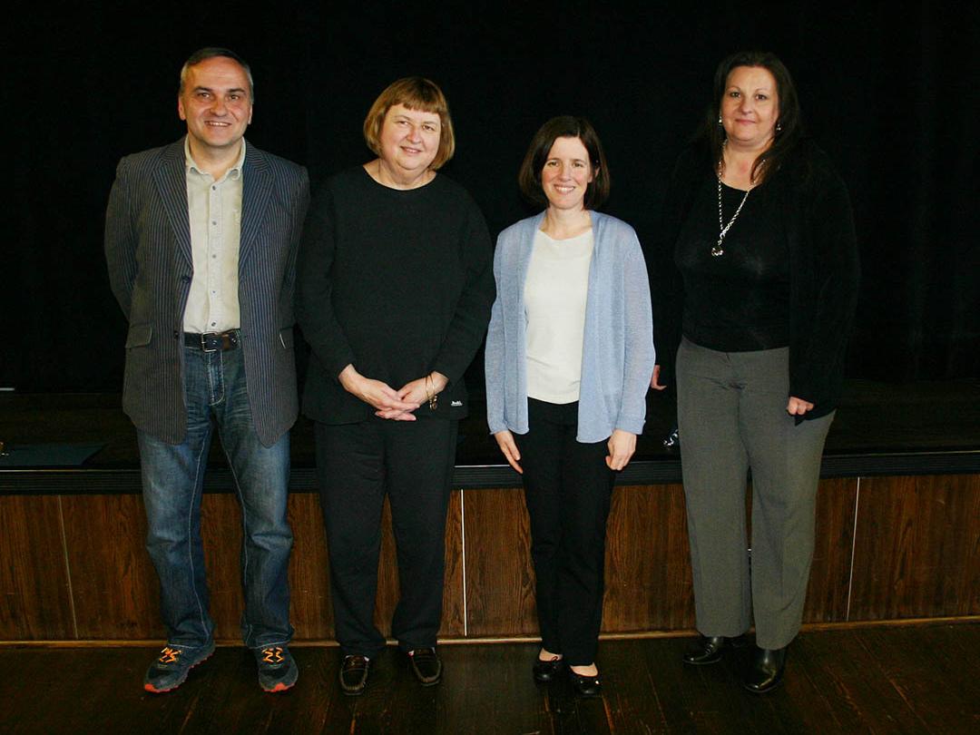 Penn State Hazleton employees honored for fifteen years of service. 