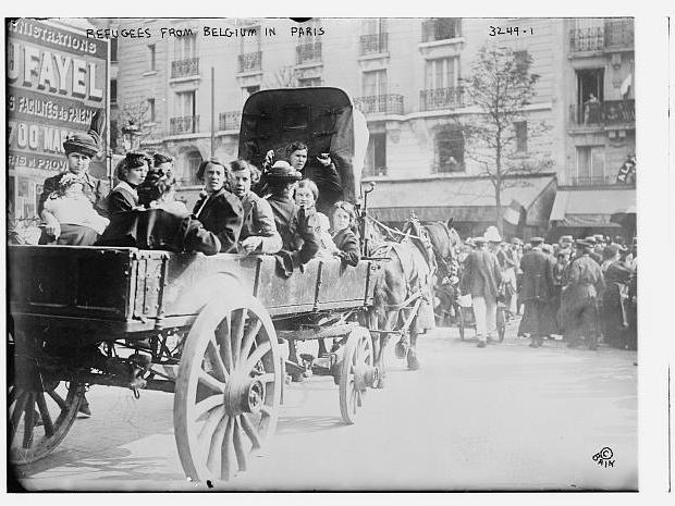 Belgian refugees in Paris