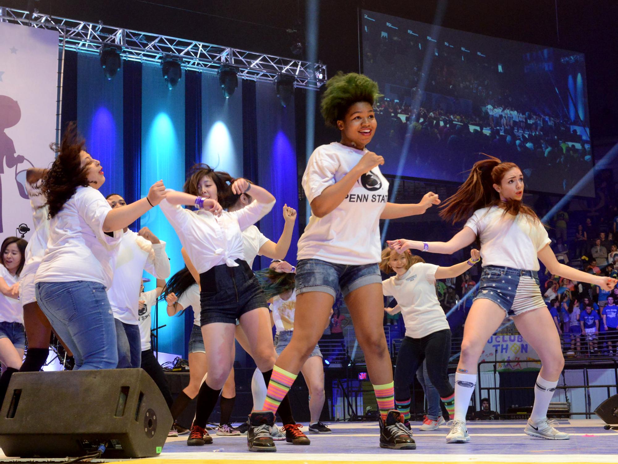 RAM Squad dancers perform at THON 2015