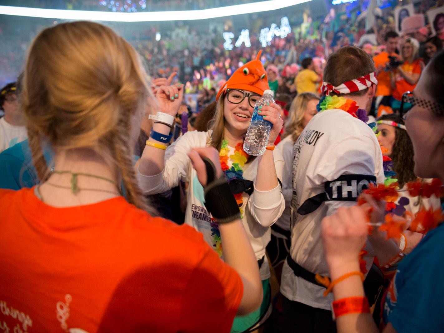 THON Dancers Stand 