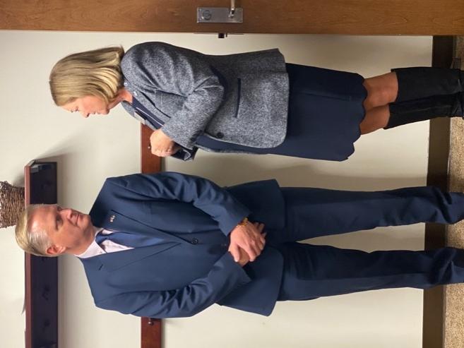Dean Badzek and Rep. Keller