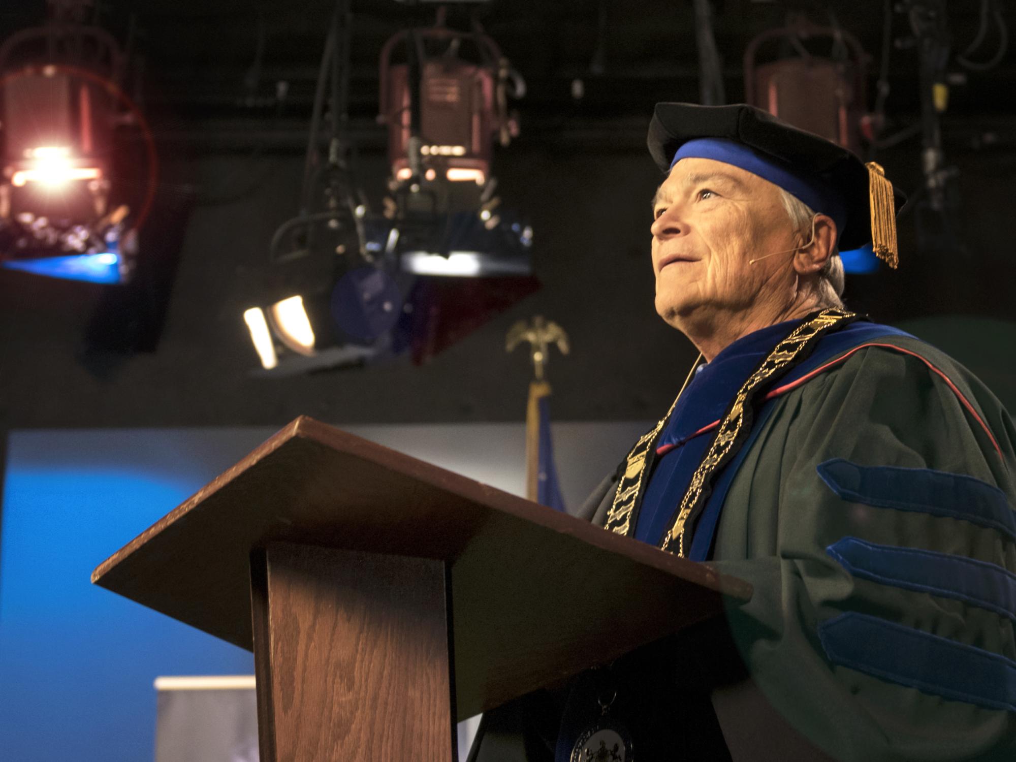 President Barron virtual commencement