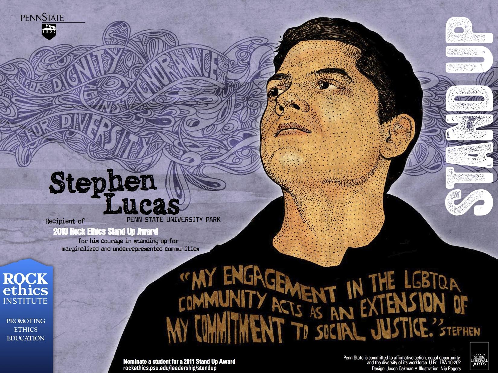2010 Stand Up Honoree Stephen Lucas
