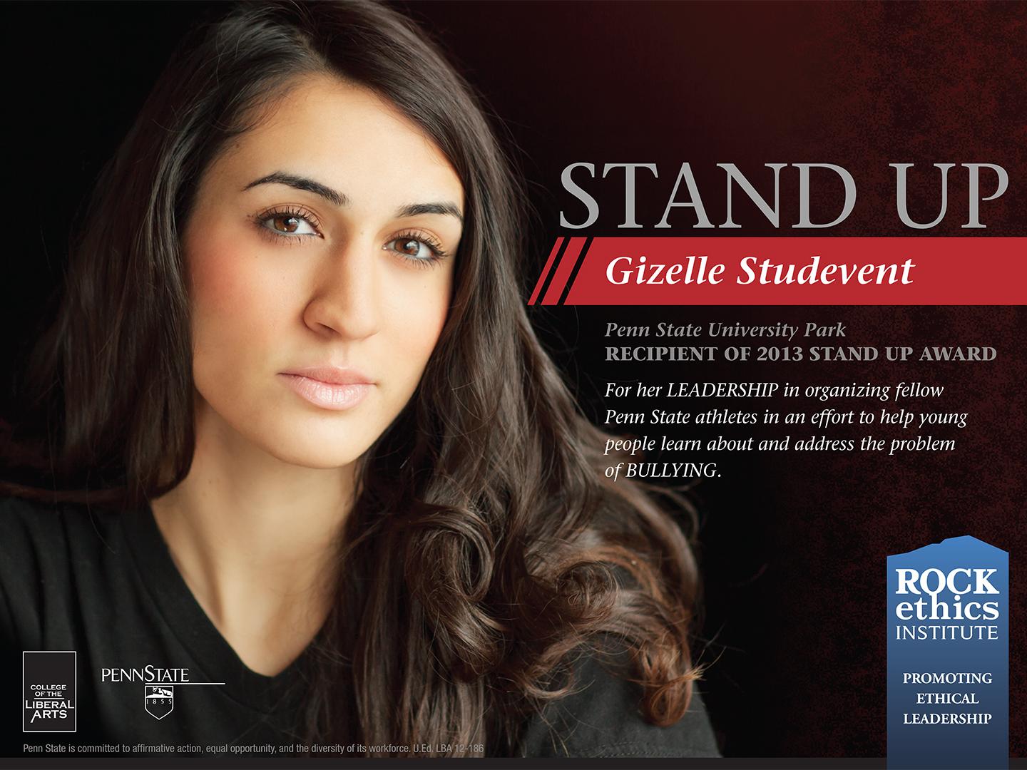 2013 Stand Up Honoree Gizelle Studevent