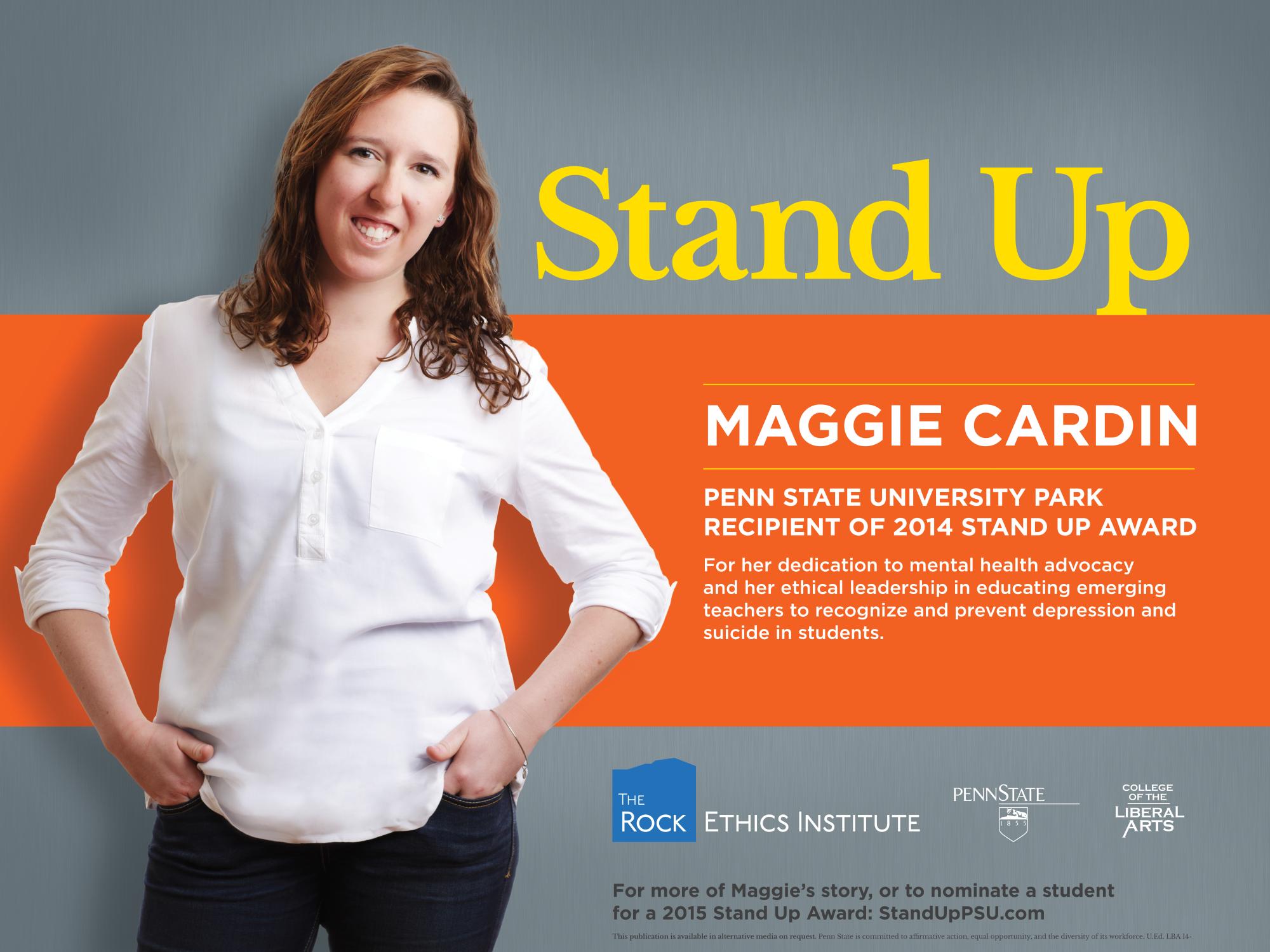 2014 Stand Up Honoree Maggie Cardin