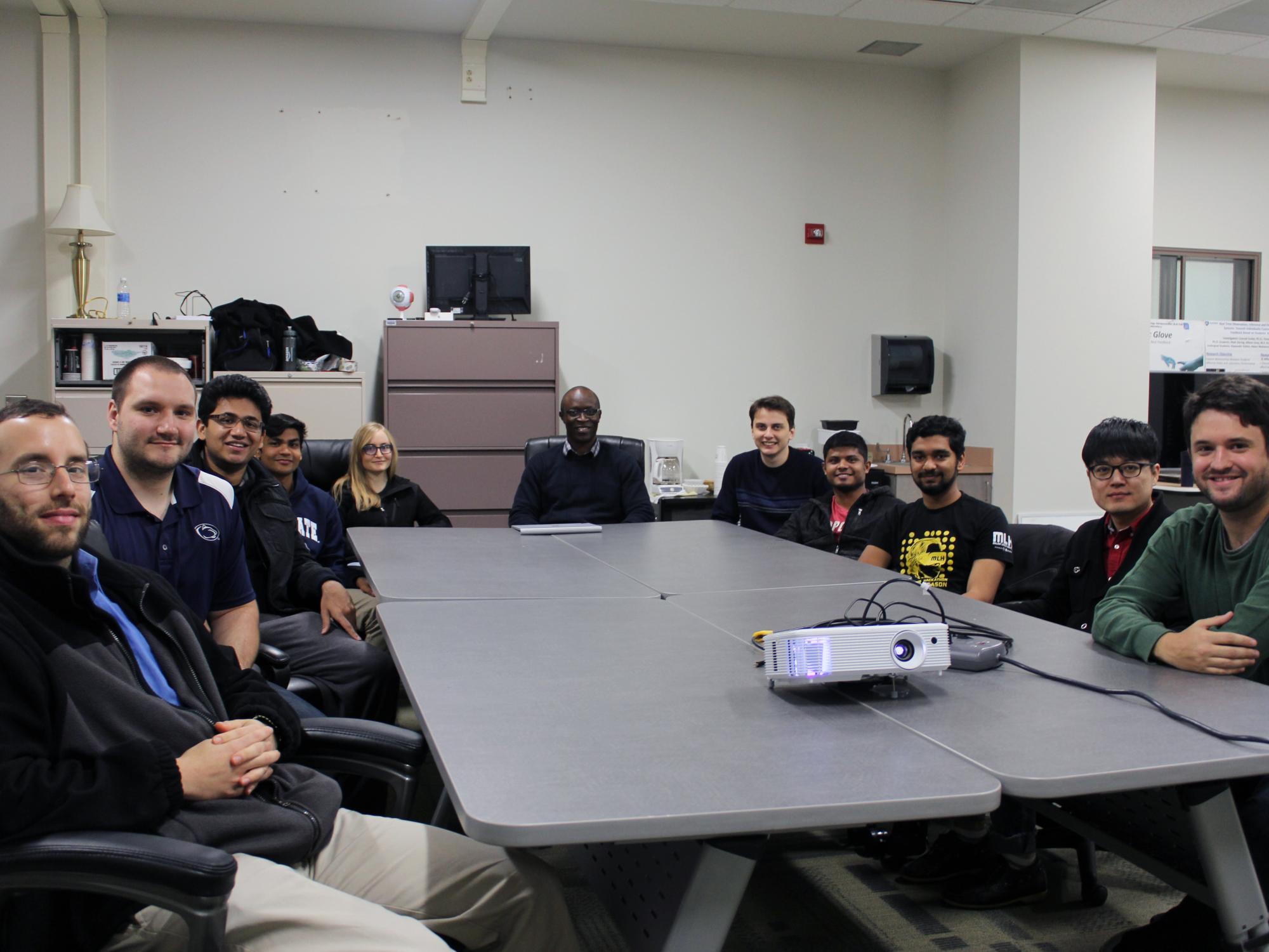 The GANDER project team in the Design Analysis Technology Advancement Lab