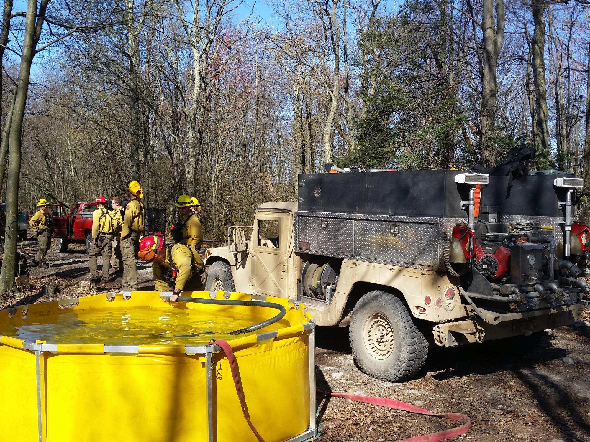 Putting out a prescribed fire
