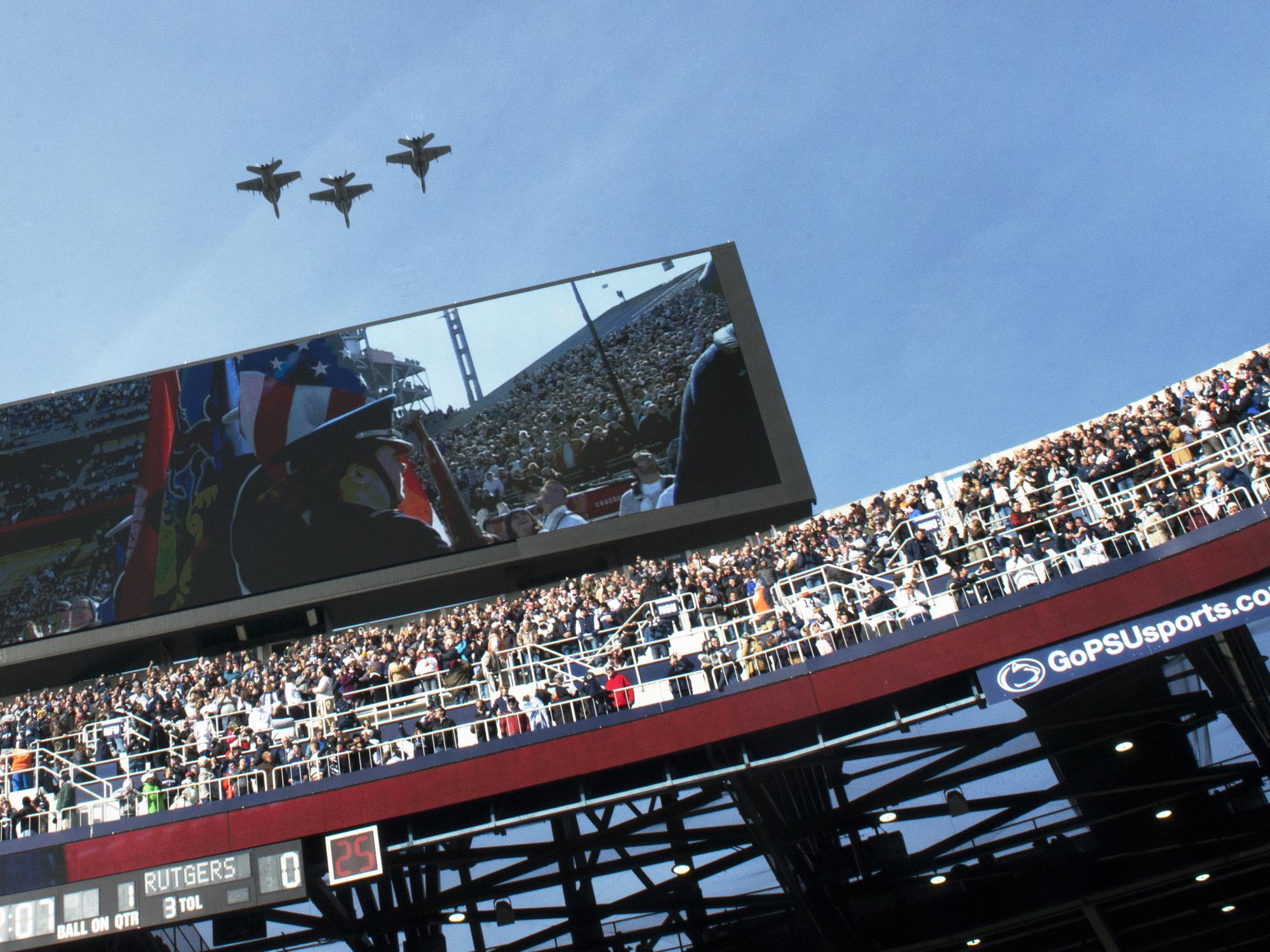 Military Fly Over