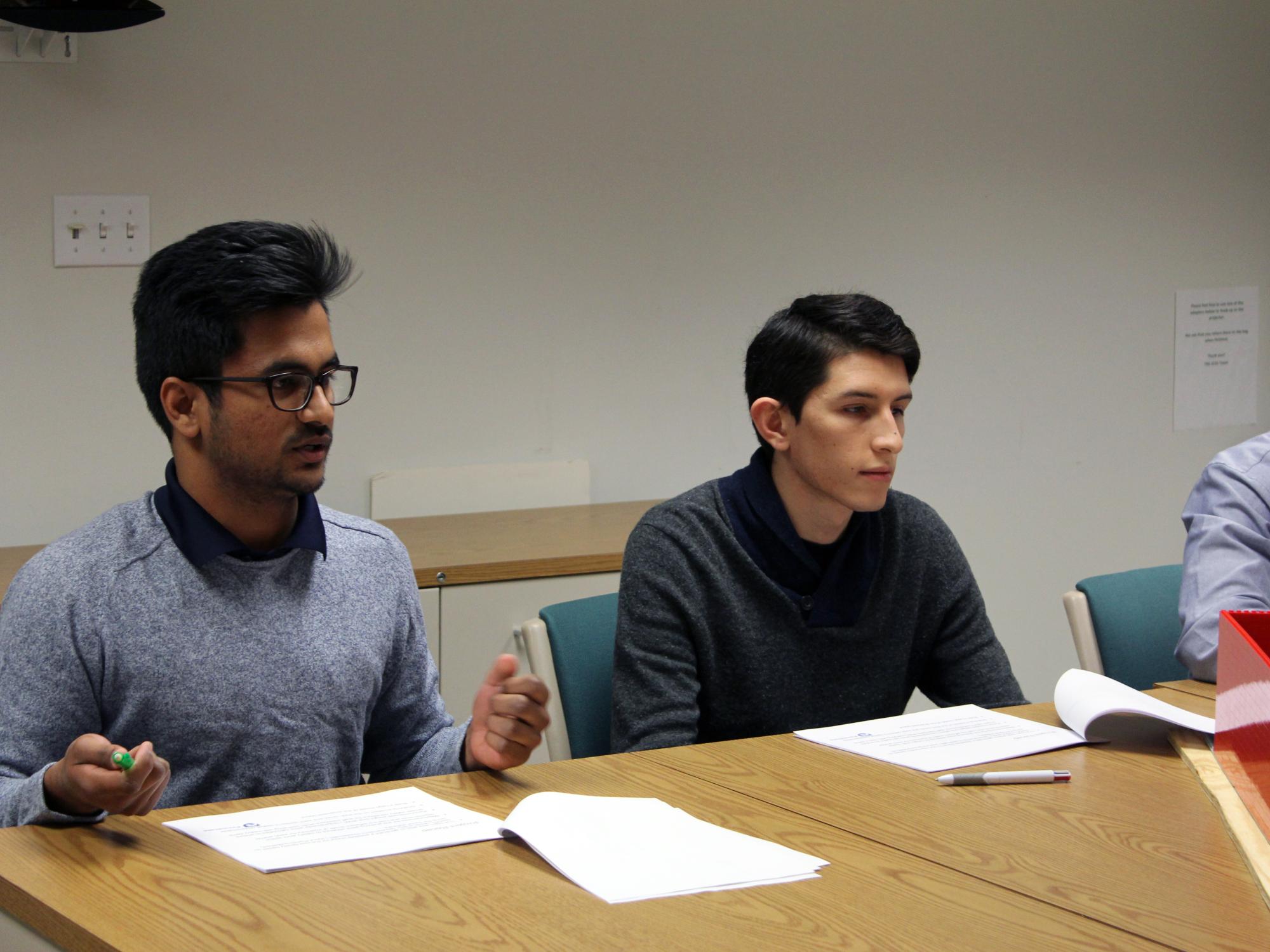 Siddarth Patel and Sergio Viscarra