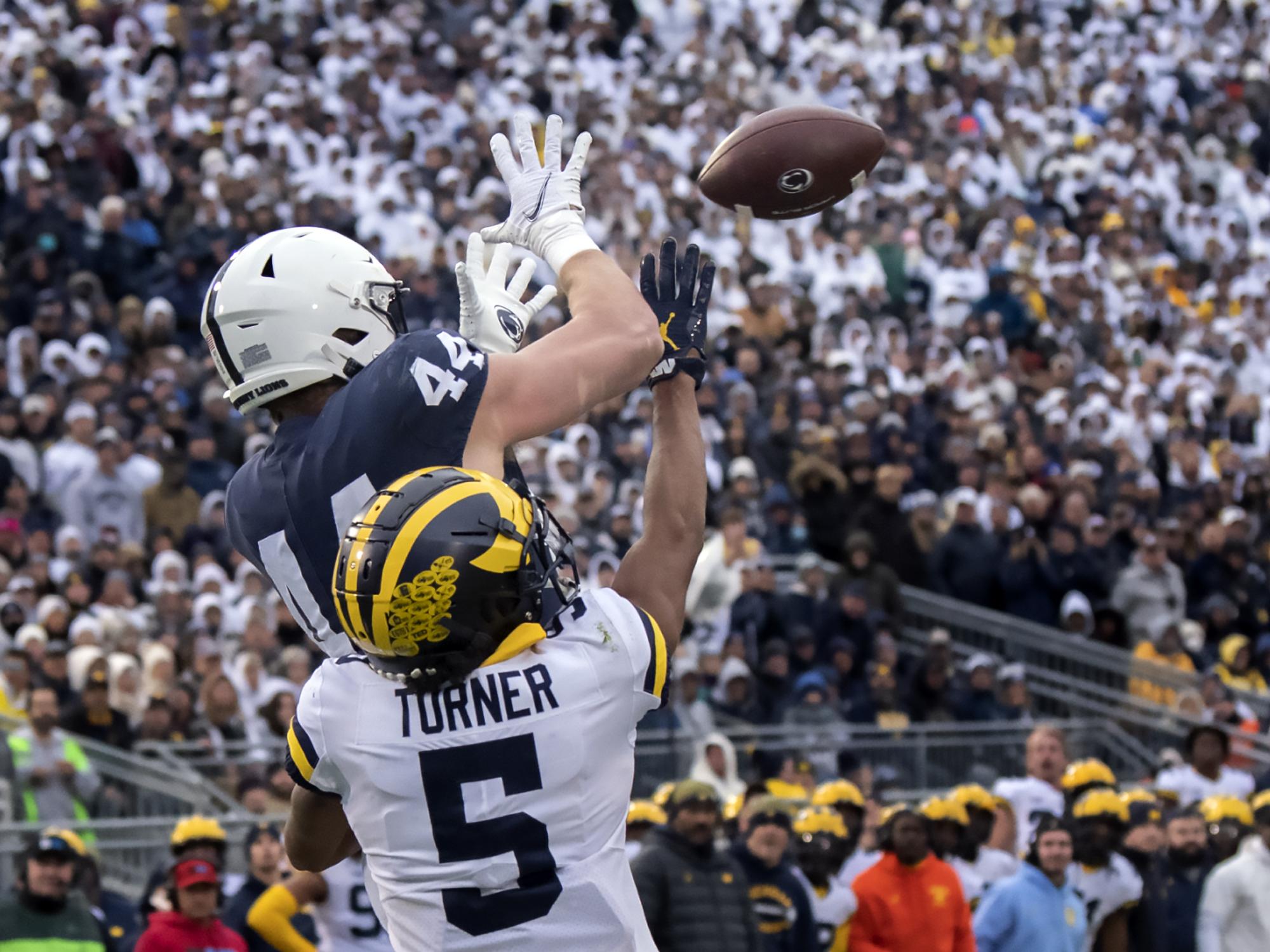 Touchdown reception versus Michigan