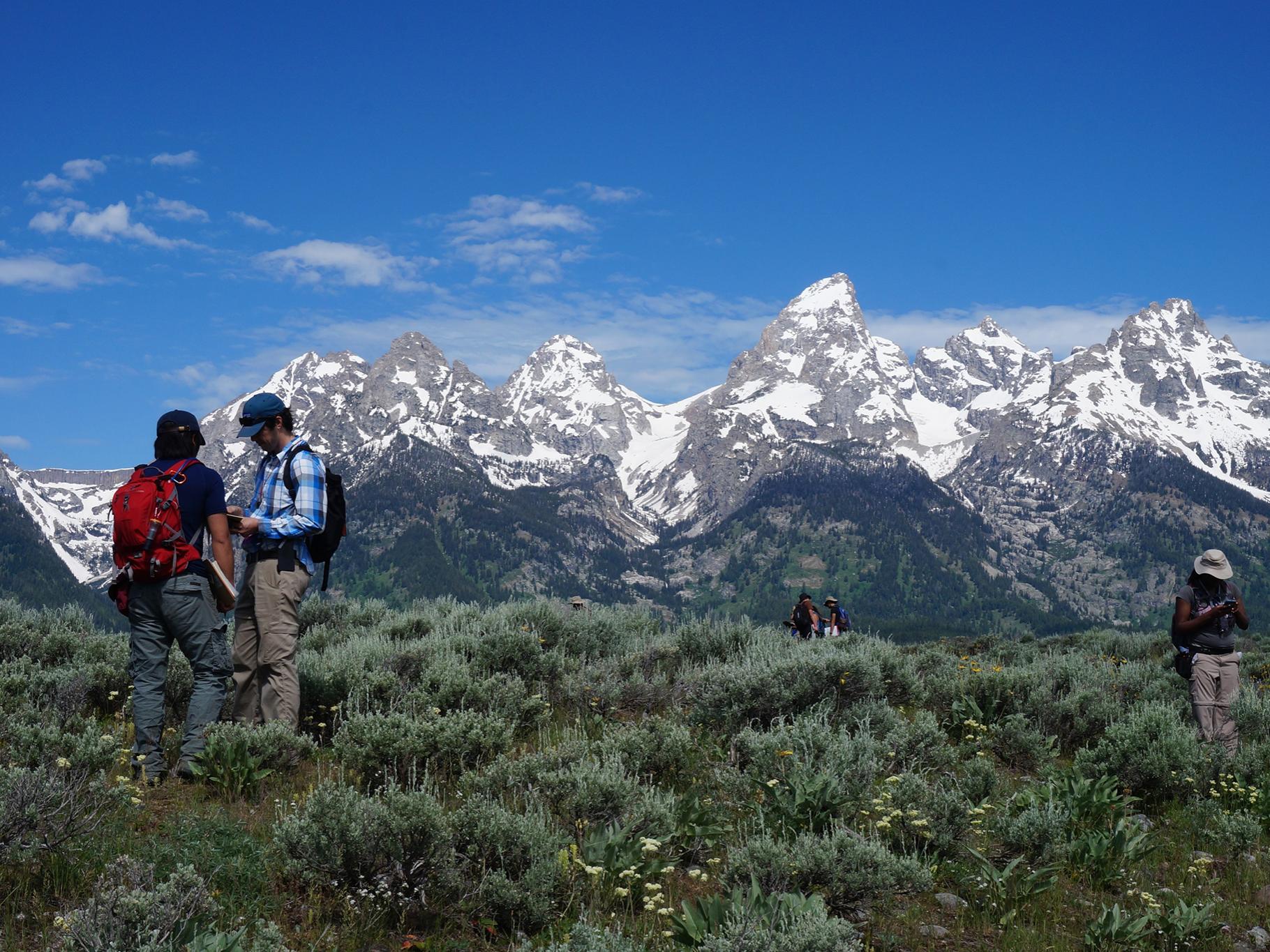 During field camp, students are able to see the exposed outcrop and literally see processes they’ve learned in the classroom.