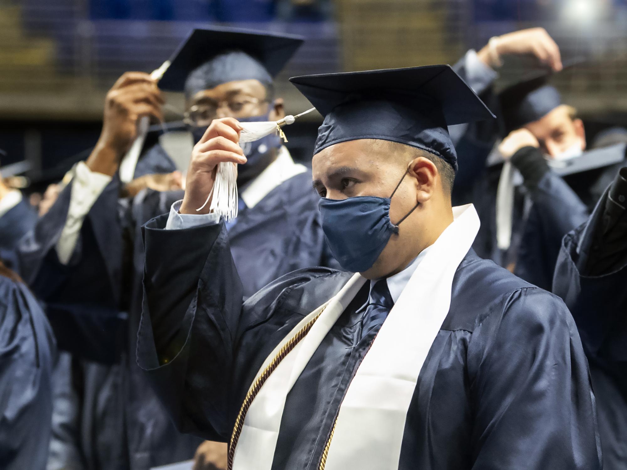 graduates turn their tassels