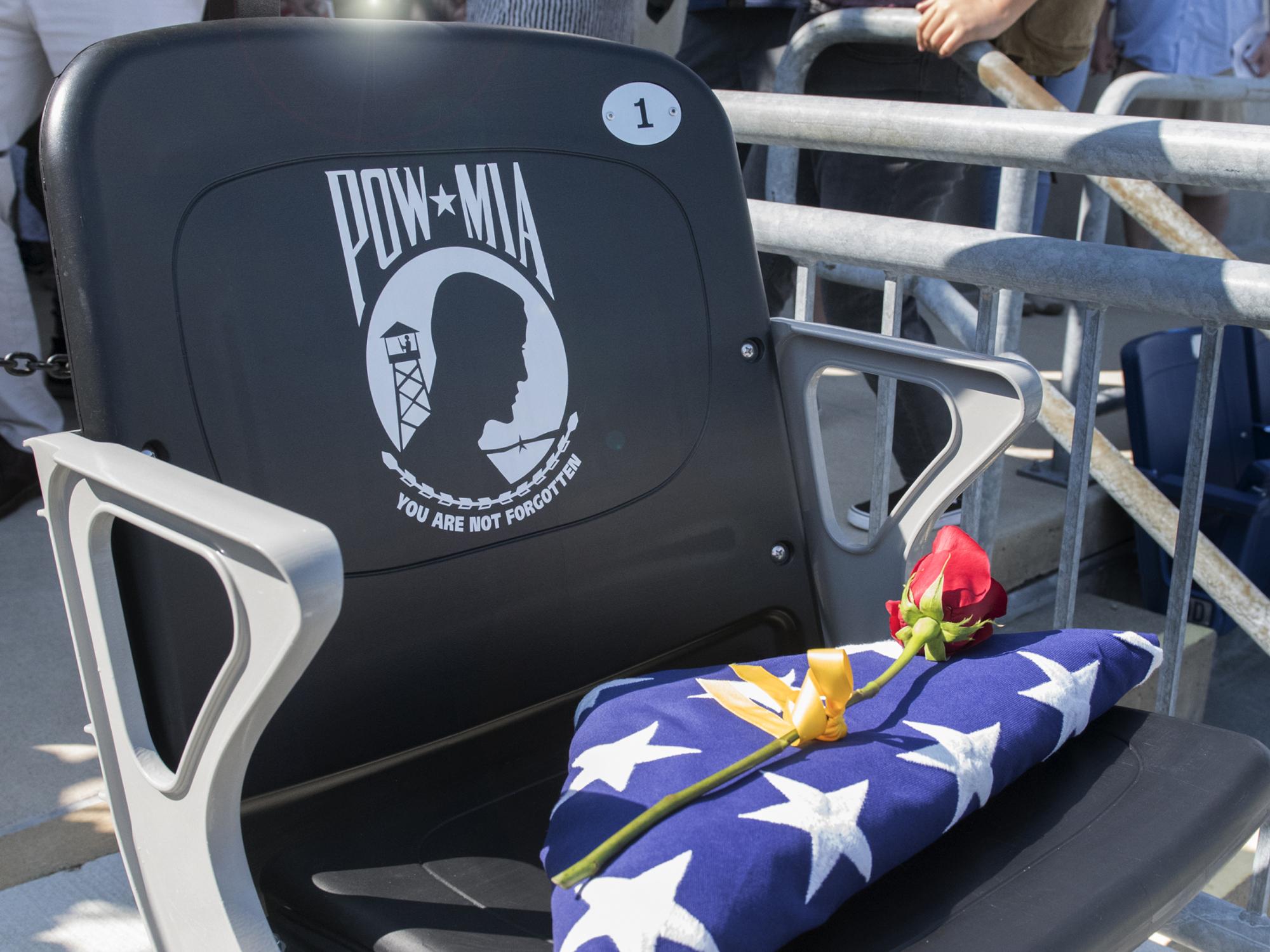 POW MIA chair of honor