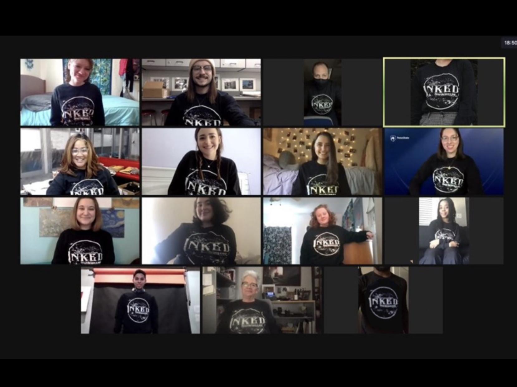 screenshot of Zoom meeting