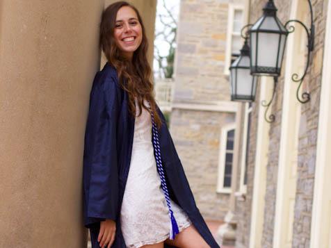 A photo of Smeal fall 2021 student marshal Toni McFarland.