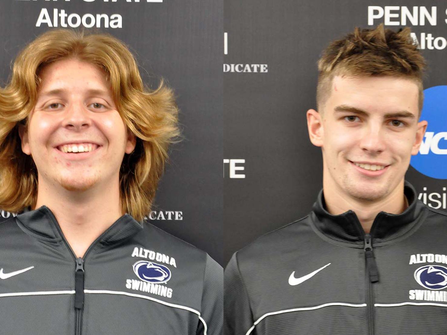 Penn State Altoona student-athletes Isaac Swanson and Luke Pletz