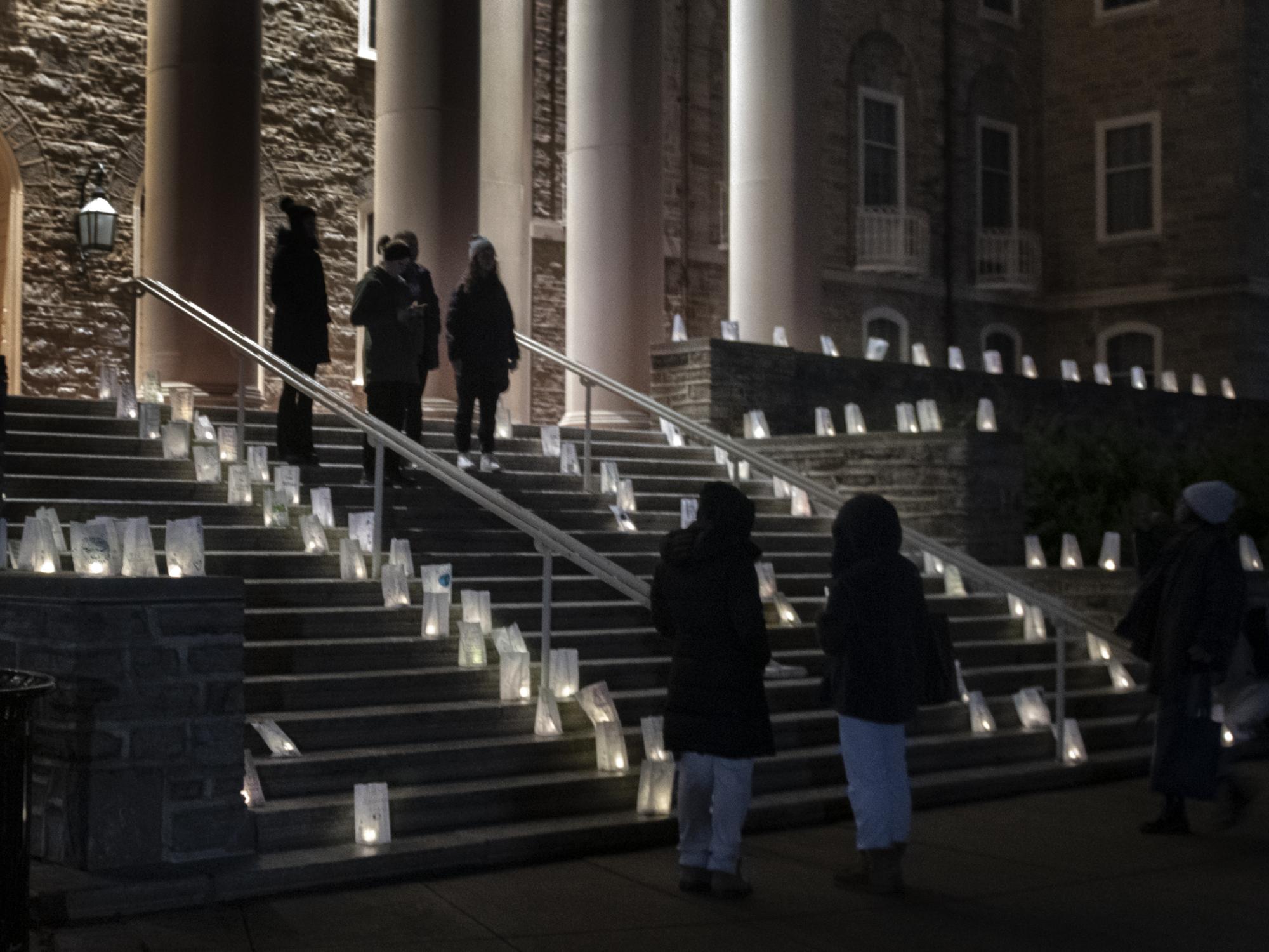 lantern bags at Old Main