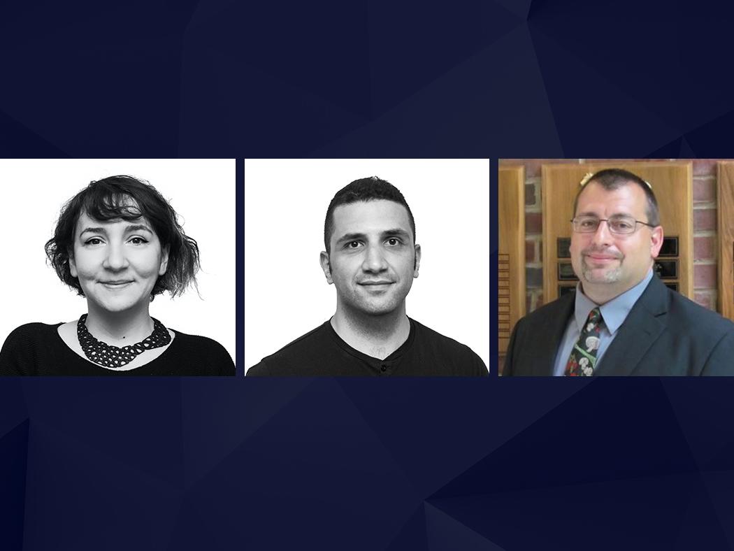 Left to right: Benay Gürsoy, Ali Ghazvinian, and John Pecchia.