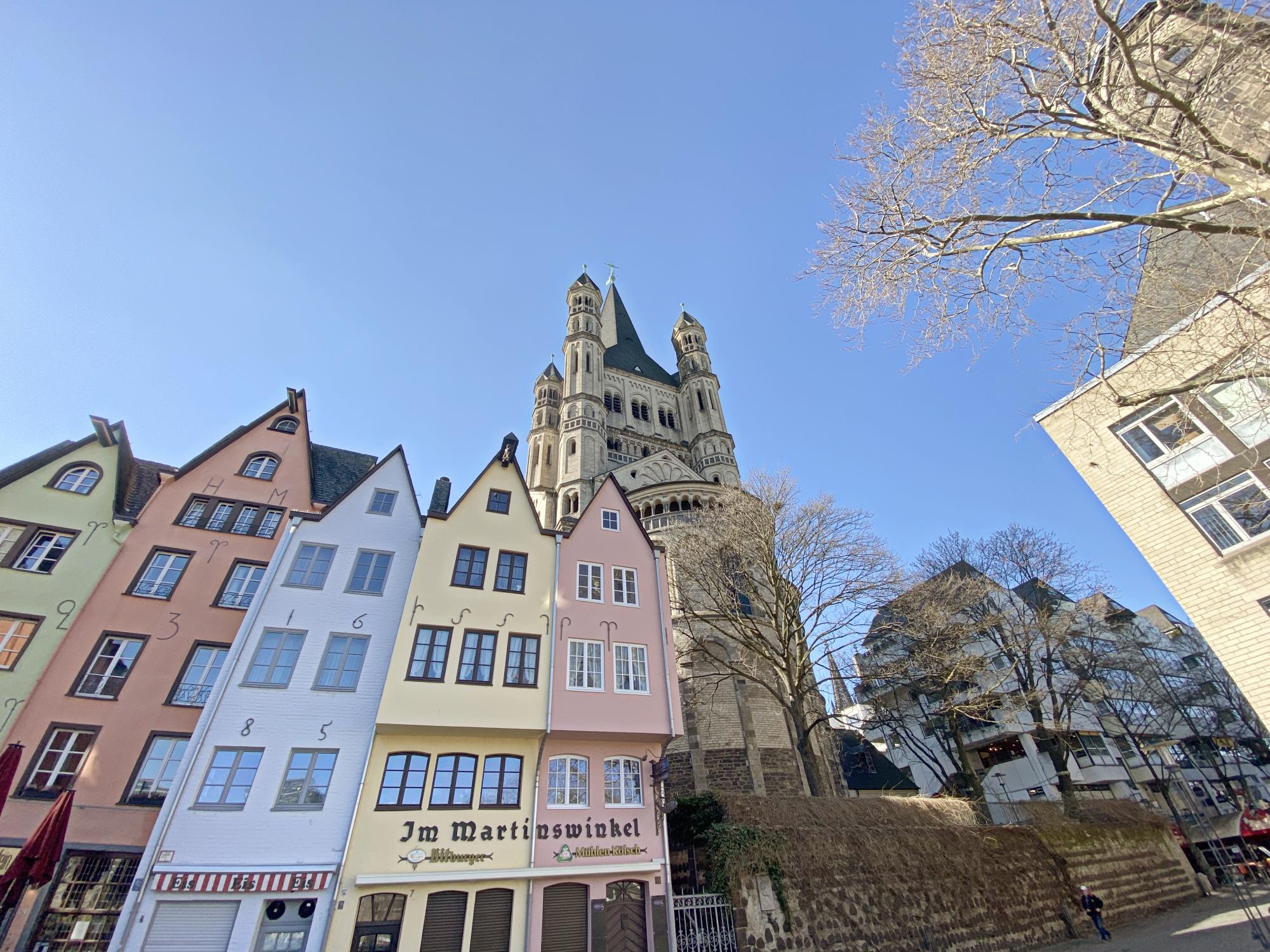A German street in early morning.