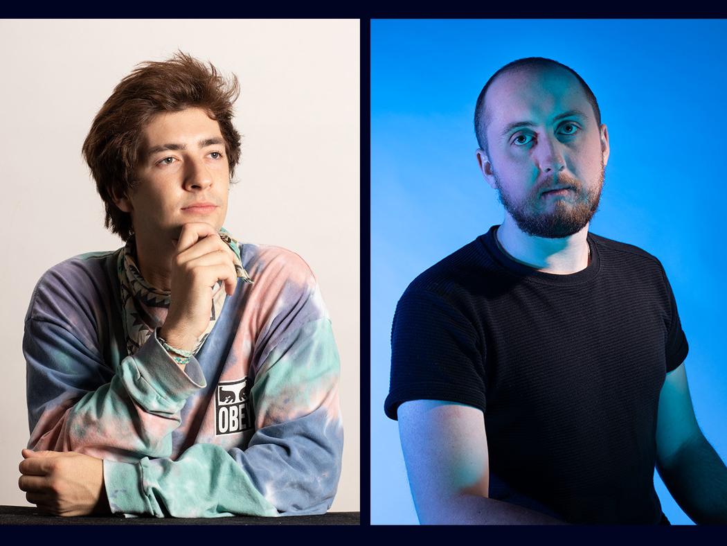 Headshots of Jake Lawall at left and Lucas Sterrett at right. 