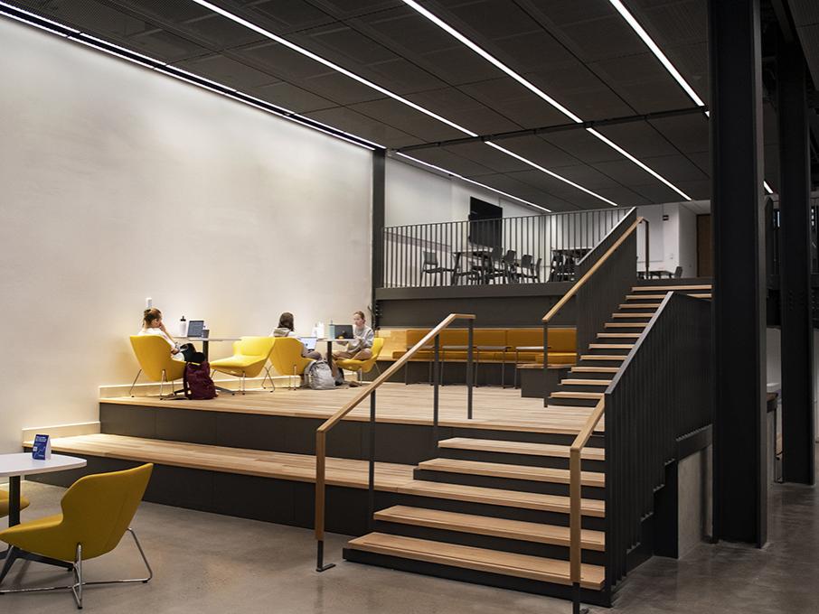 Interior lobby of Innovation Hub