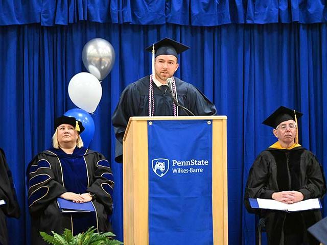 Robert Mastropole at podium