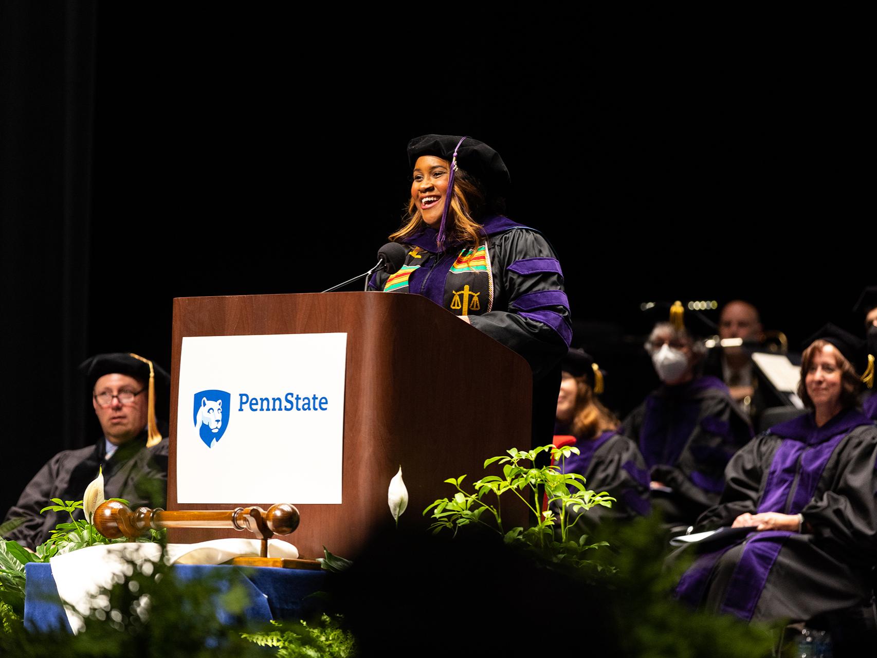 J.D. graduate Skyler Morgan