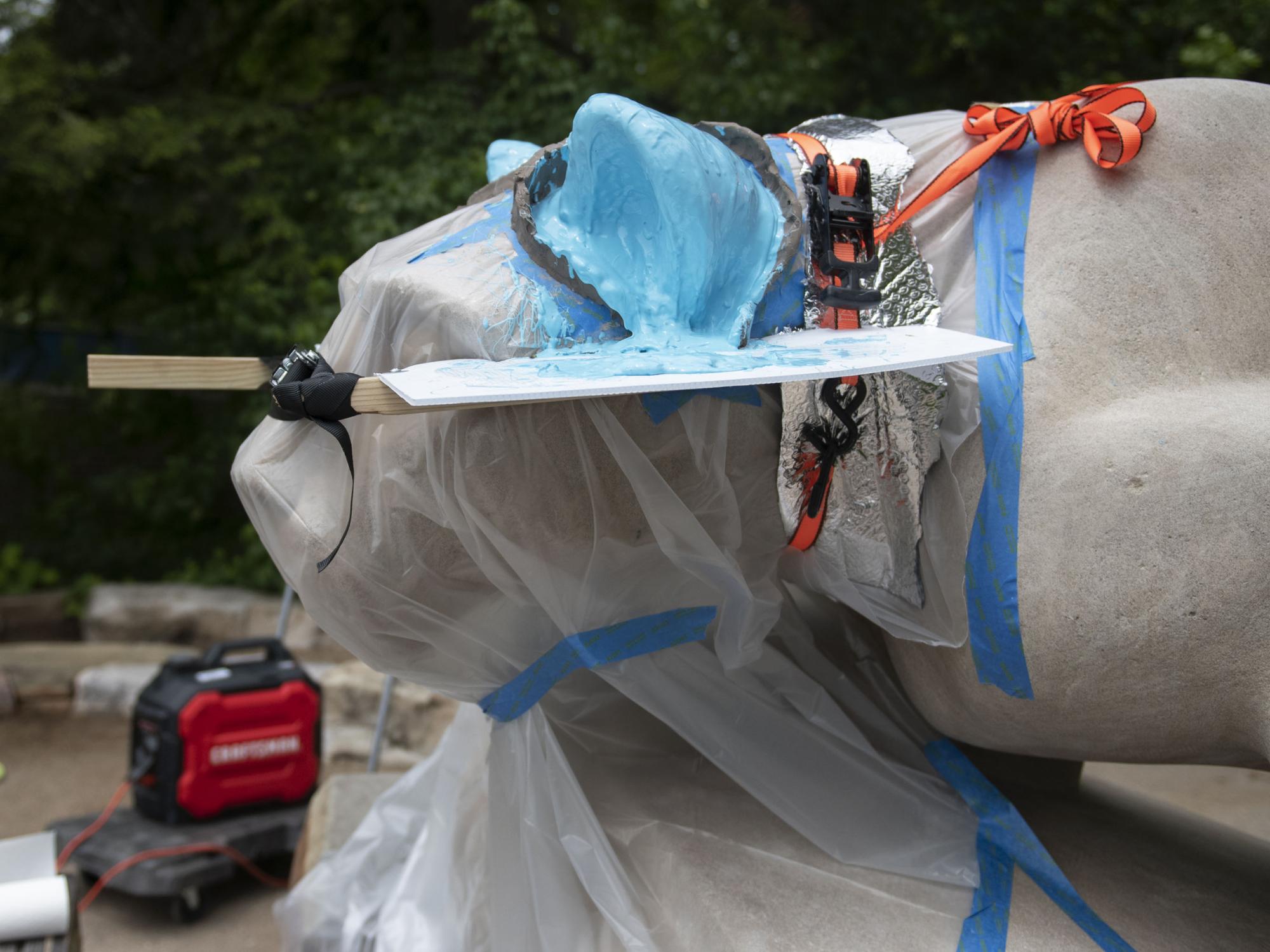 Nittany Lion shrine under repair in 2022