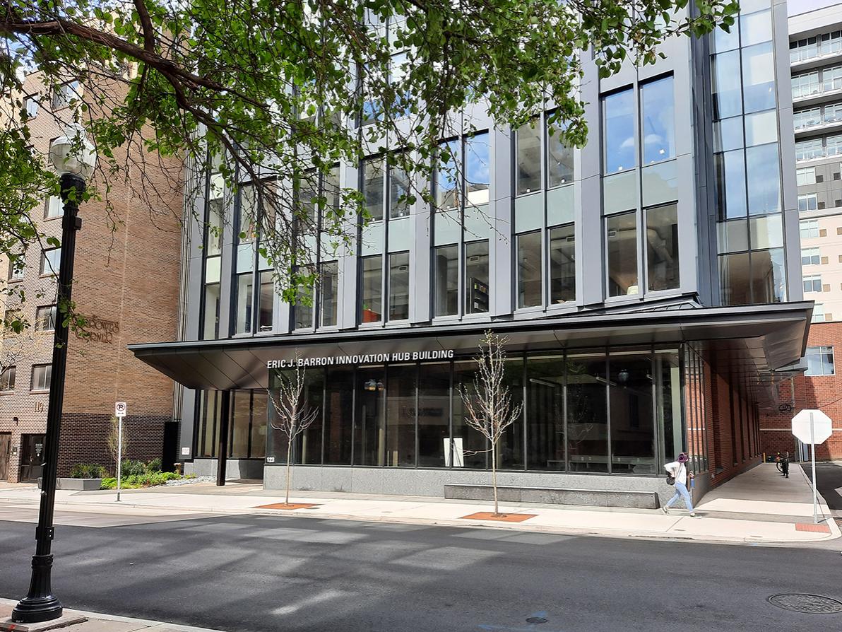 Architect's rendering of Barron Innovation Hub Building