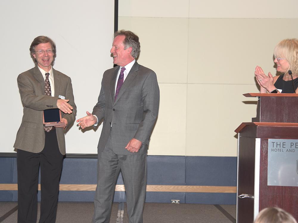 Ken Davis and Lee Kump at Wilson Awards Banquet