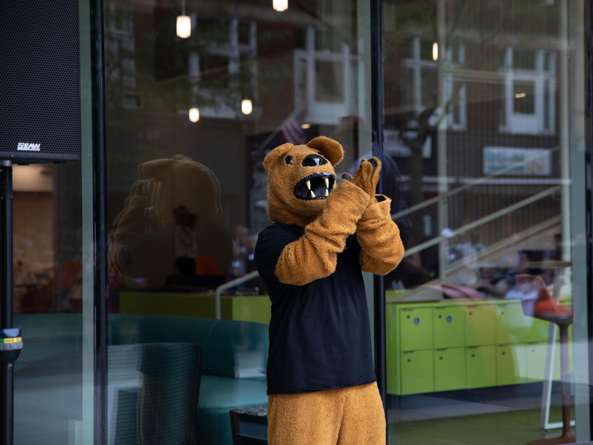 Nittany Lion mascot at event