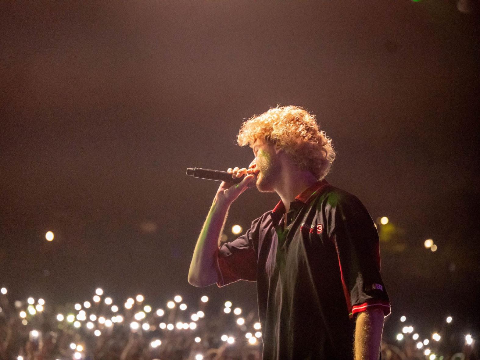 The rapper Yung Gravy performs at Penn State Behrend.