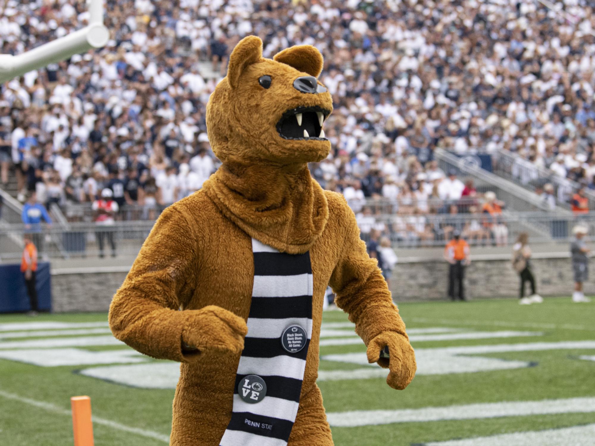 Nittany Lion on sideline