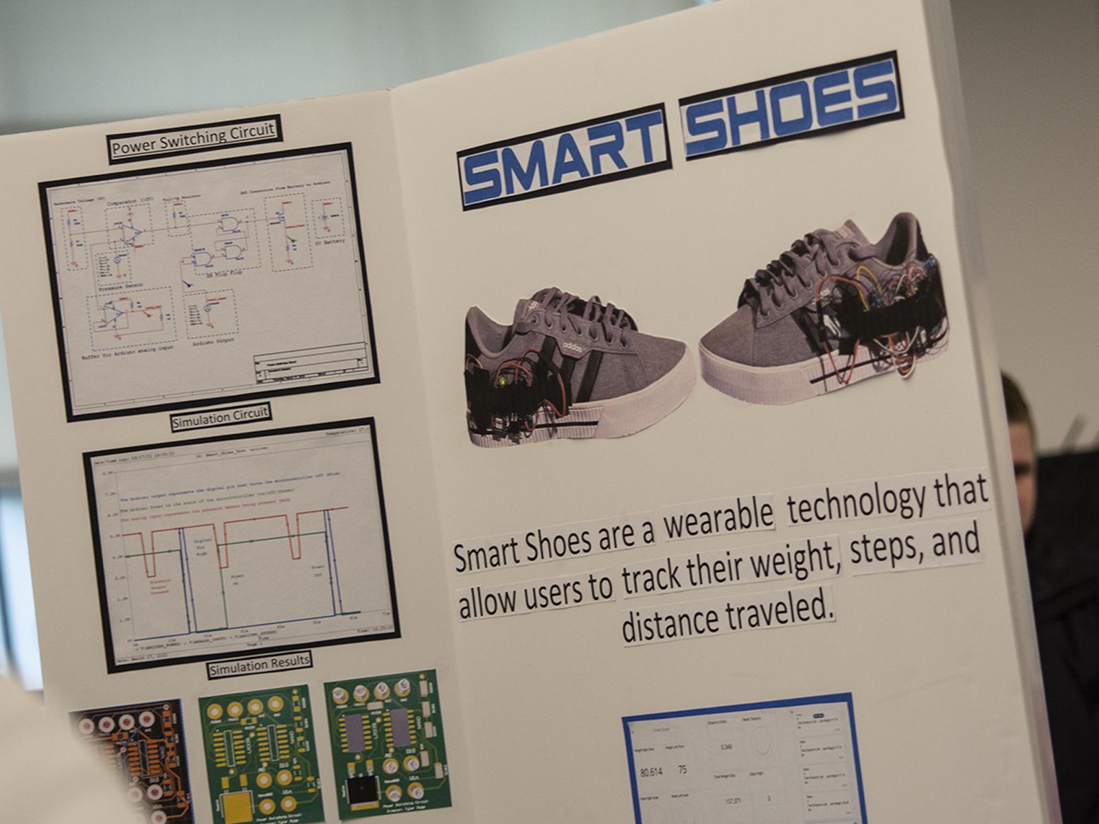 Project display for Smart Shoes