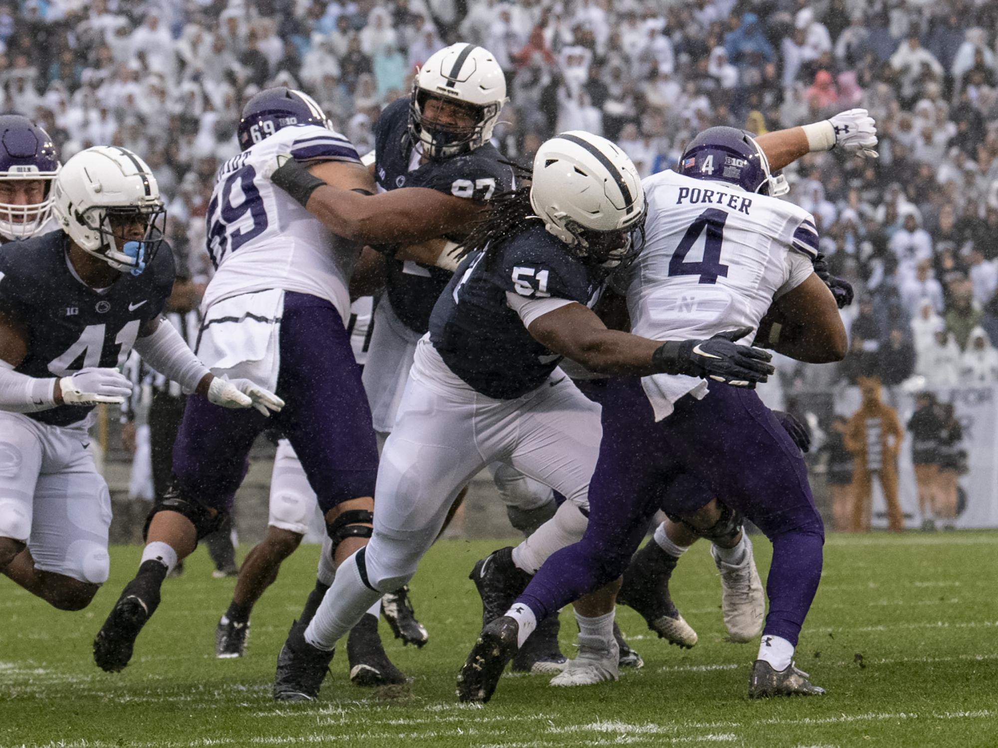 Penn State defense vs Northwestern