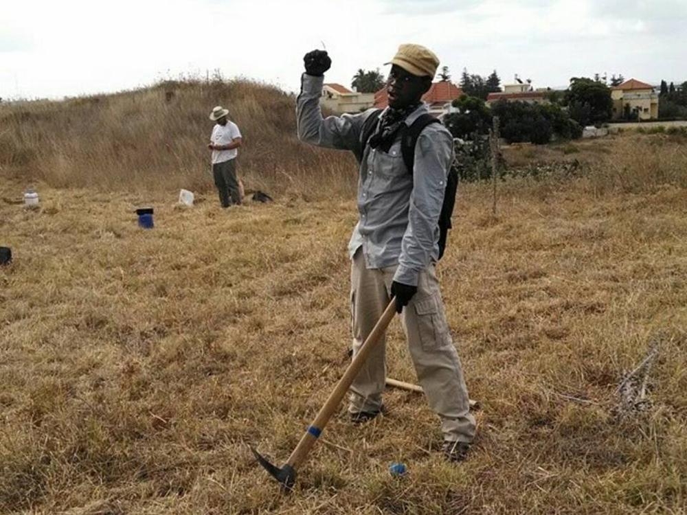 Chapman participated in an archaeological excavation in Israel through the College of the Liberal Arts as an undergraduate student at Penn State.