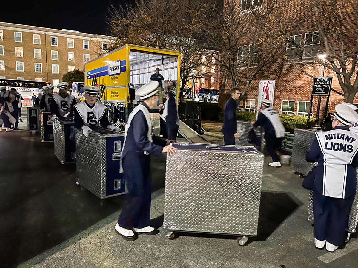 Blue Band loading truck