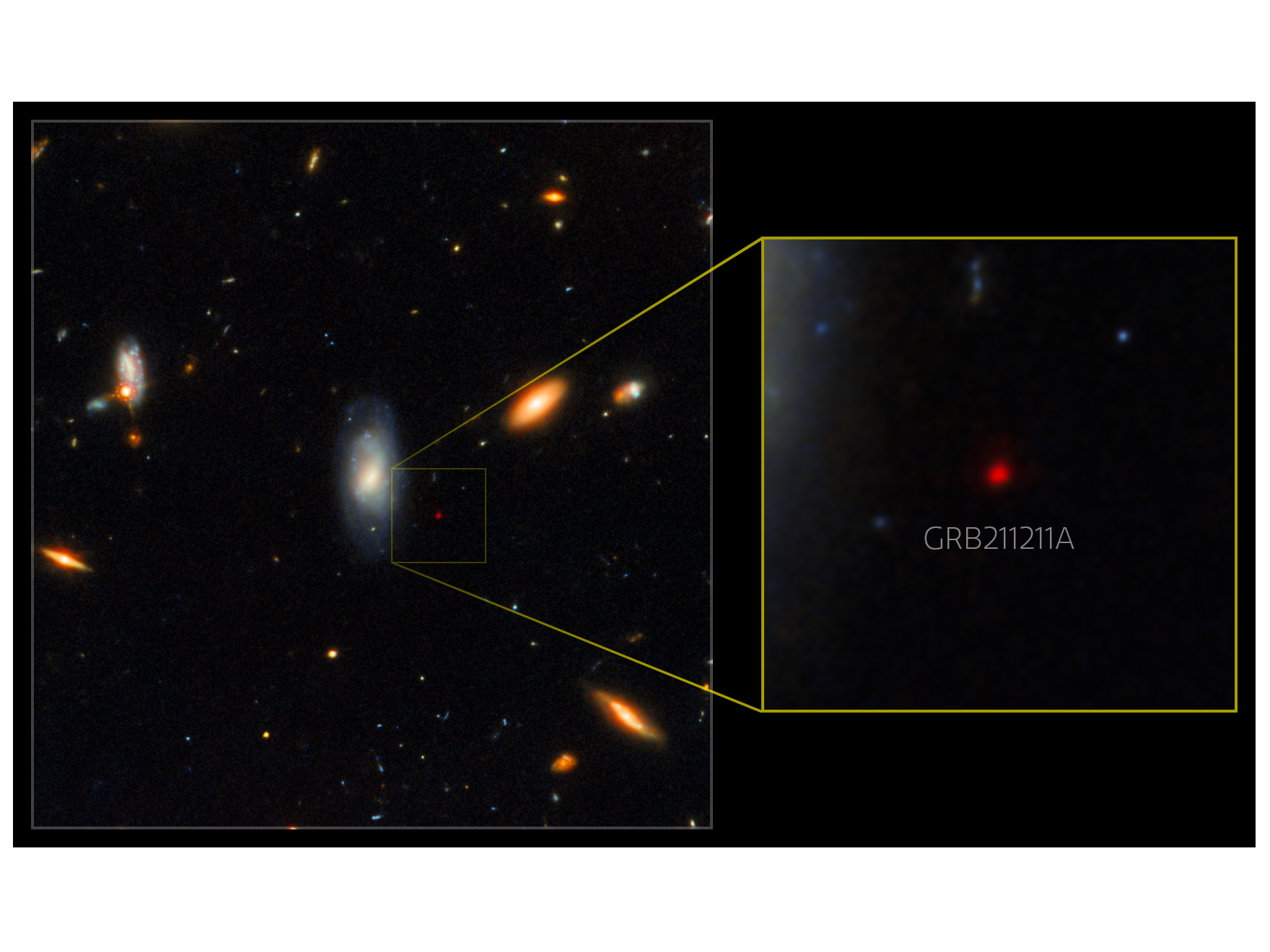 An image of the light from a long gamma-ray burst