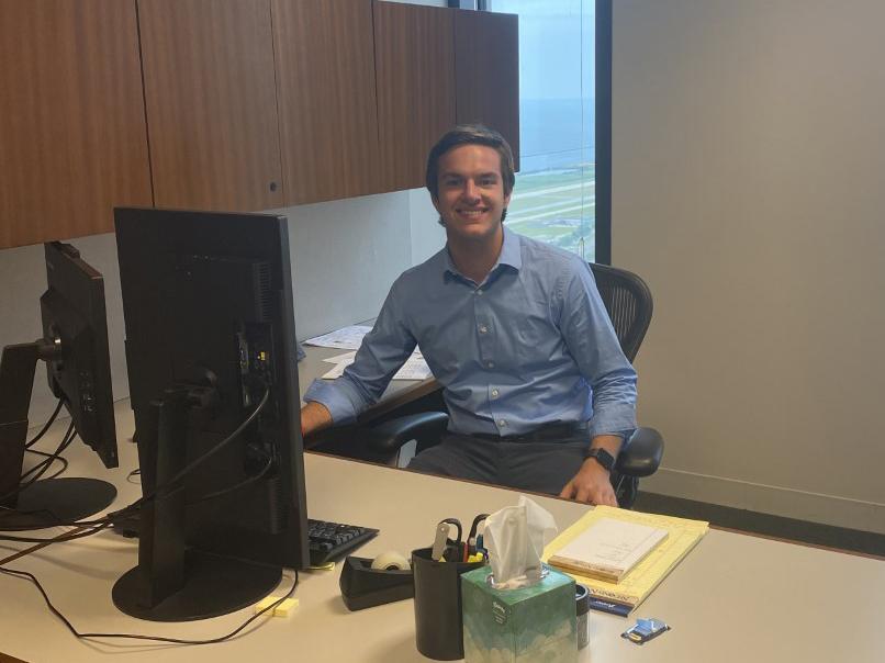 Giuliano in Squire Patton Boggs office in Cleveland