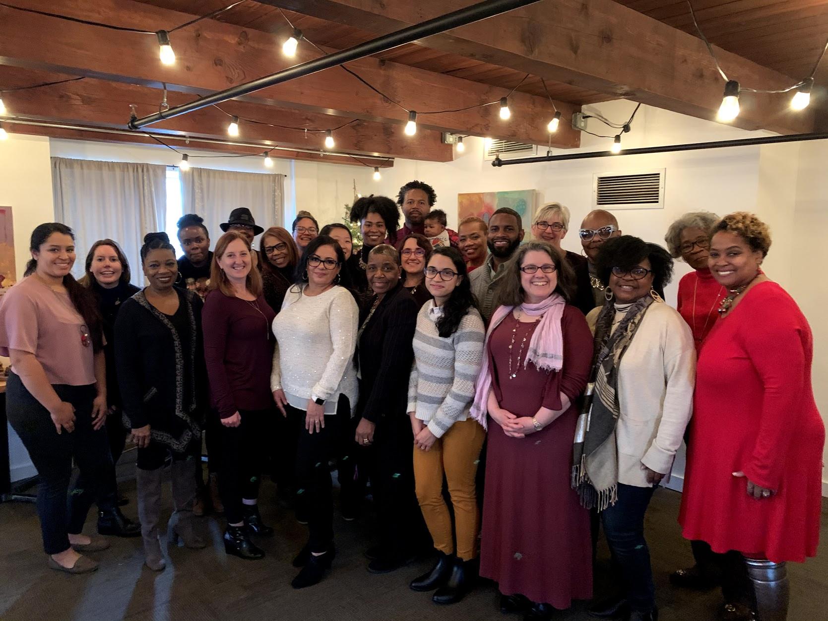 Members of PACT pose for a group picture 